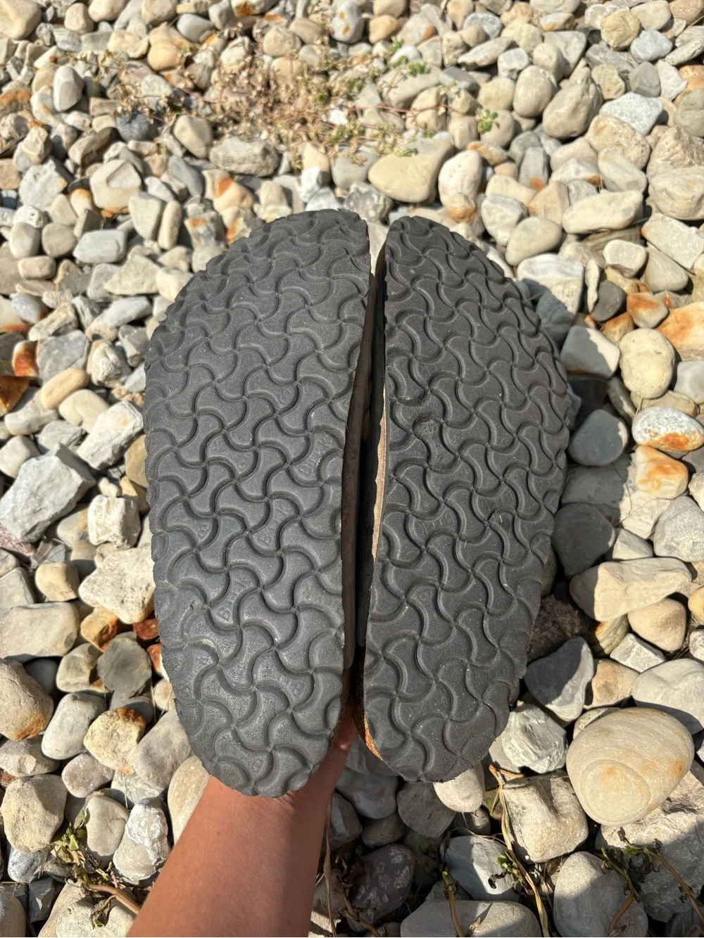 Birkenstock Brown Suede Two-strap Arizona Sandals